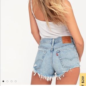 Levi’s denim shorts